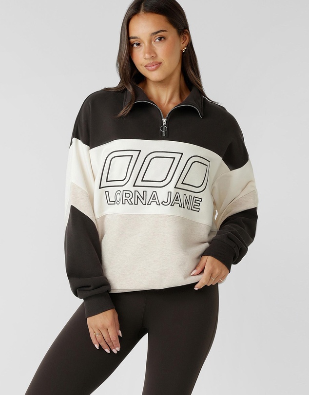 Lorna Jane - Iconic Quarter Zip Sweats