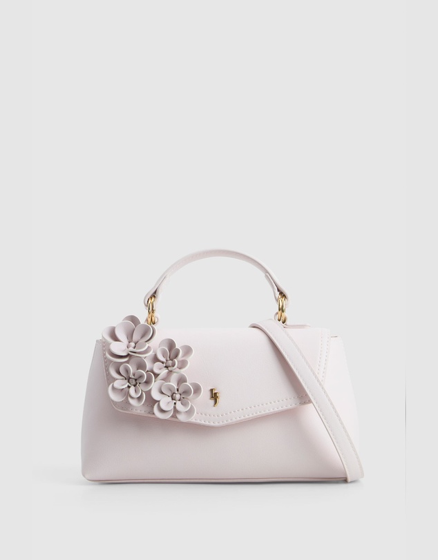 Laura Jones - Ayla Floral Top Handle Bag