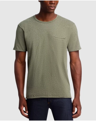 rag & bone - Melange Miles Pocket Tee