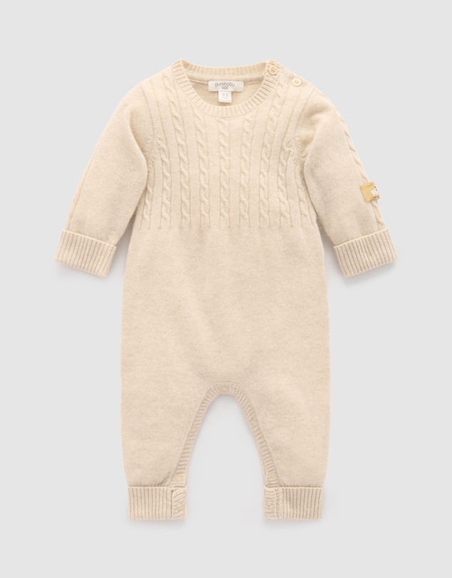 Purebaby - Cashmere Growsuit -Kids-Babies