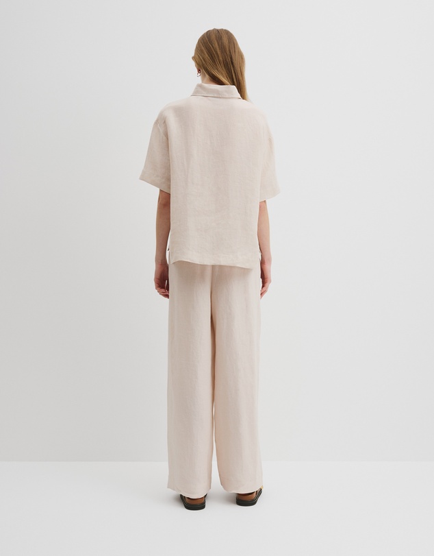 Country Road - Organically Grown Linen Short Sleeve Shirt