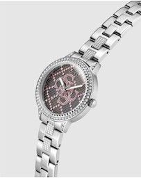 GUESS - Guess G Lace Ladies Silver Tone Analogue Watch