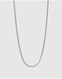 Najo - Celestine Fine Silver Necklace (45cm+ext)