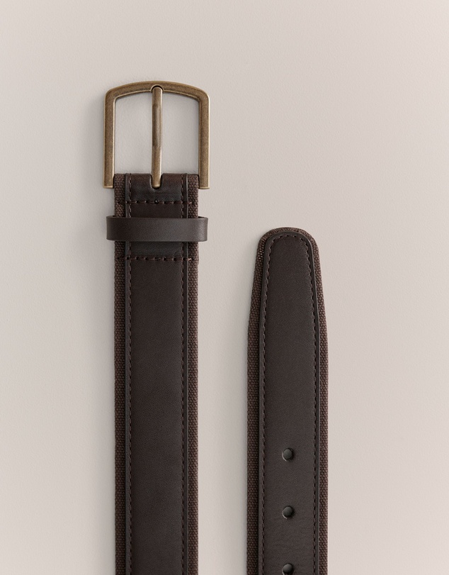 Trenery - Roan Canvas Belt in Espresso