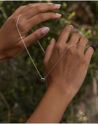 Najo - Soothing Silver Necklace