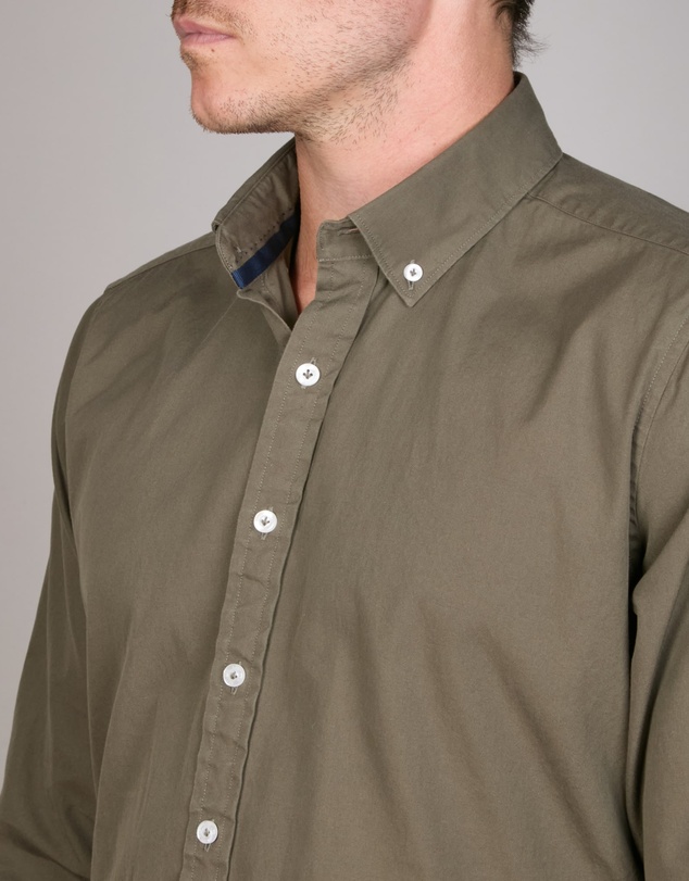 Abelard - 2 Ply Ortono Washed Oxford Slim Fit Shirt