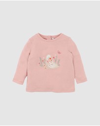 Bebe by Minihaha - Emmy Ducks and Flowers LS Tee - Babies