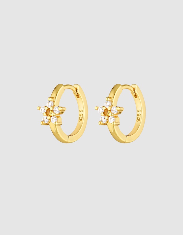 HOUSE OF SLANI - Daisy Flower Hoops