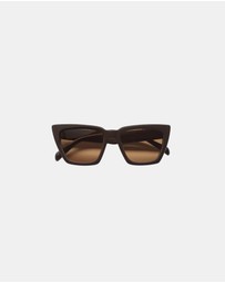 Soda Shades - Hailey II Espresso Brown