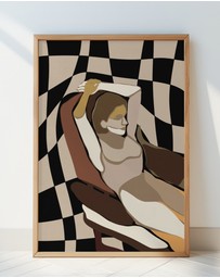 Olive et Oriel - KH Studio - A Sitting Place for a Passenger - Not In Love by Karla Hyman Art Print