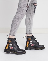 Dr Martens - 1460 Rockabilly 8-Eye Boots - Women's