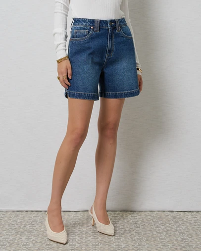 DRICOPER DENIM - Zola Long Denim Shorts