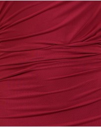 Azzurielle - Demi Ruching Mesh Maxi Dress