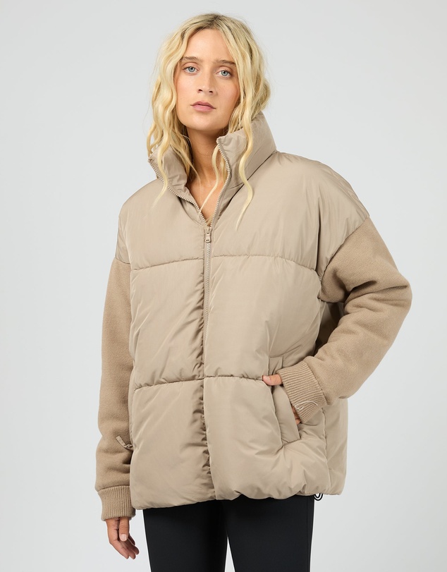 All About Eve - Luxe Knit Puffer Stone
