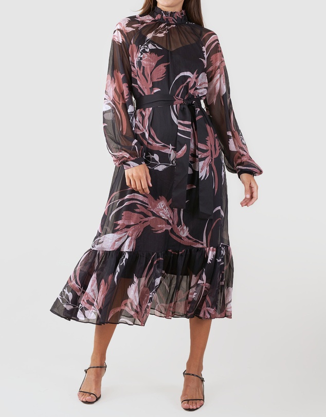 Amelius - Botanica Chiffon Dress