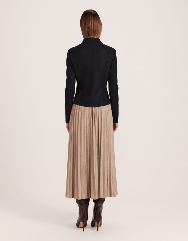 SABA - Karla Wool Fitted Biker Jacket