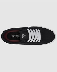 Fallen Footwear - Fallen Footwear Men Bomber Vulcanised Sole Shoes Black/White