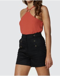 Amelius - Amuse Halter Neck Top