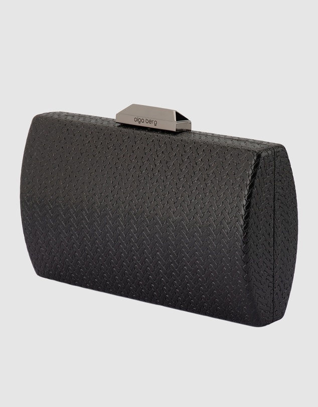 Olga Berg - Marika Embossed Clutch