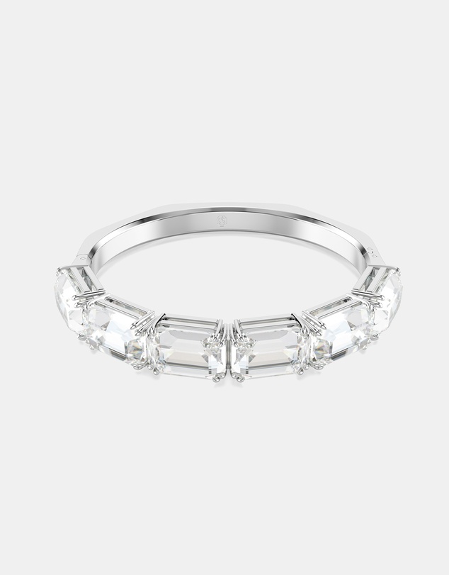 Swarovski - Millenia Bangle, Octagon Cut, White, Rhodium-Plated