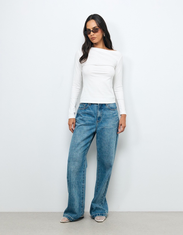 AERE - Off Shoulder Cotton Jersey Top