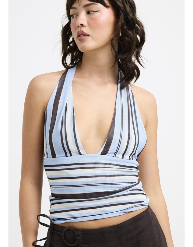 Alice In The Eve - Ava Slinky Plunge Top