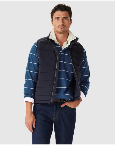 R.M.Williams - Albany Stripe Rugby Polo