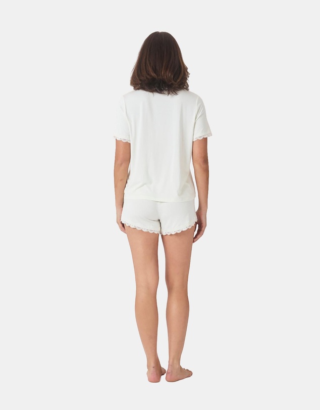 Gingerlilly - Joni Bamboo Short Set with Lace