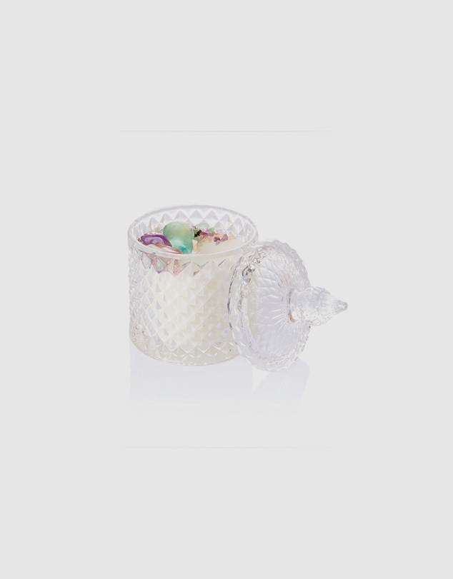 Silk Oil of Morocco - Hocus Pocus Medium Crystal Candle - Power & Self Confidence