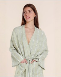 Gingerlilly - Rosalind Linen Robe