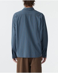 Bassike - Boxy Cotton Check Shirt