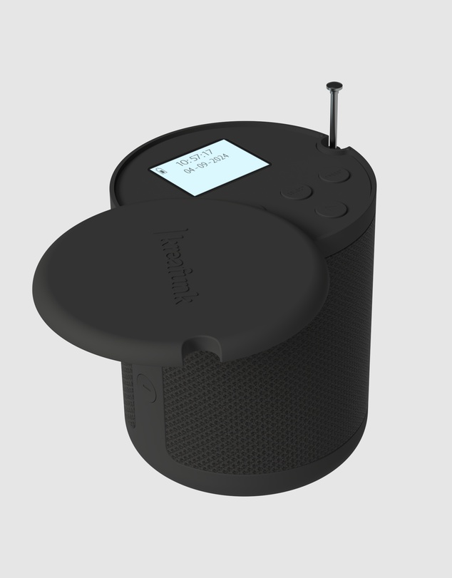 Kreafunk - Kreafunk Dabbie Dab+/Fm Radio W/ Bluetooth - Black