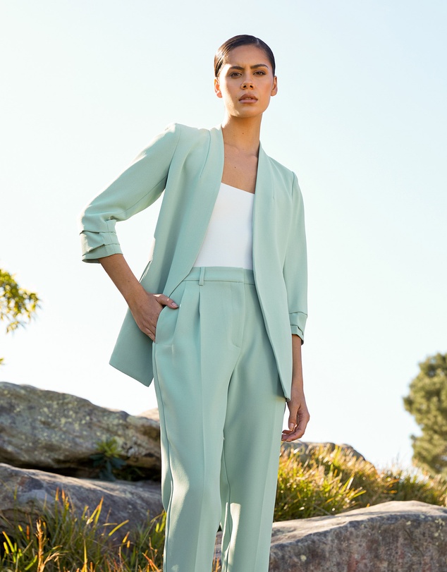 Forcast - Carter 2 Collarless Blazer