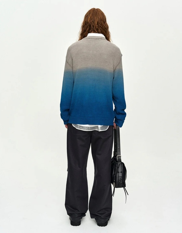 Andersson Bell - Gradient Henry-Neck Sweater