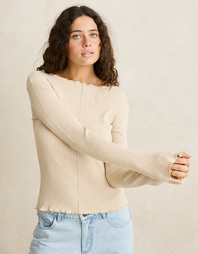 Rhythm - Essential Long Sleeve Knit Top