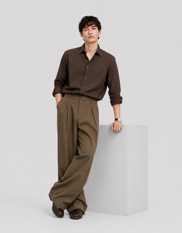 Justin Cassin - Gaten Wide Leg Cargo Pants