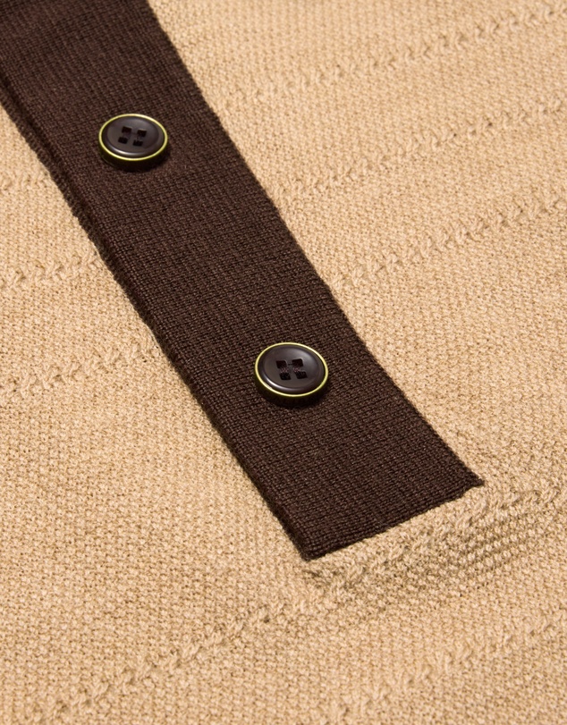 Calibre - Ombre Merino Wool Polo Neutral