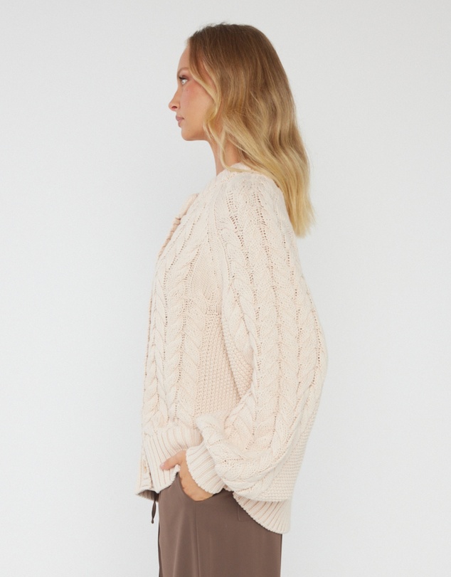 ALEXANDRA - Haven Cardigan Beige