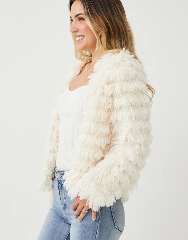 Esther & Co - Ophelle Jacket - White