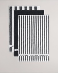 Country Road - Cr Stripe Australian Cotton Tea Towel Pack Of 3