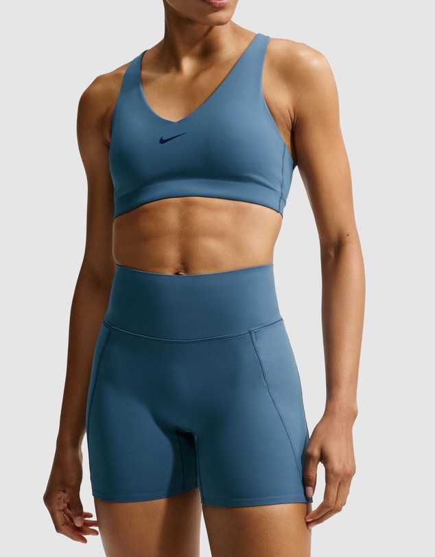Nike - Universa High-Waisted 5in Biker Shorts with No Front Seam