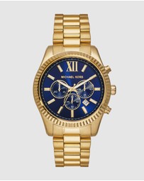 Michael Kors - Lexington Gold Tone Chronograph Watch