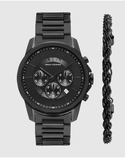 Armani Exchange - Black Chronograph Watch