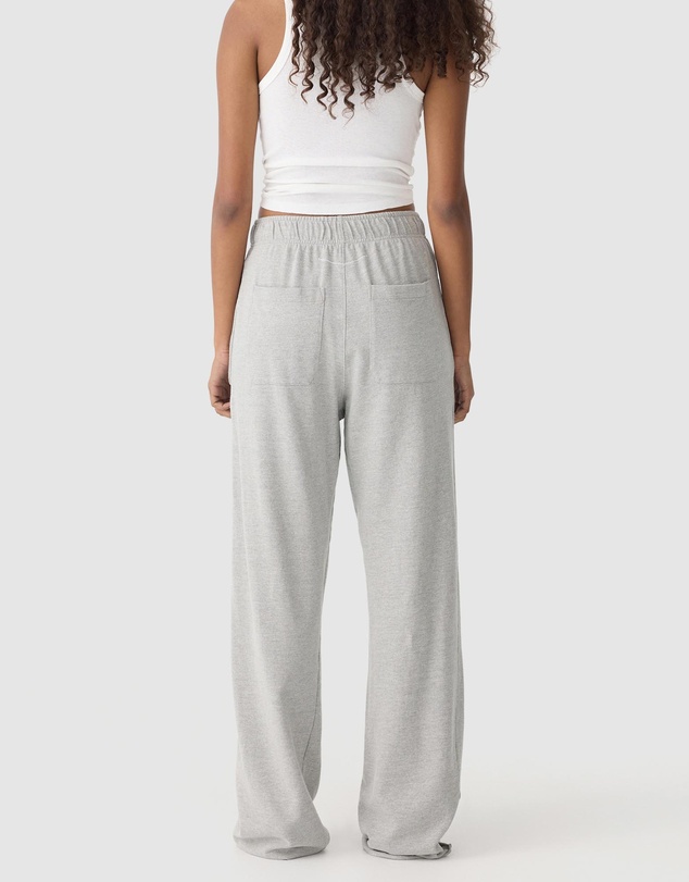 Bassike - Wide Leg French Terry Pants