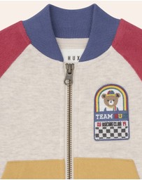 Huxbaby - Hux Colour Block Zip Sweat - Babies-Kids