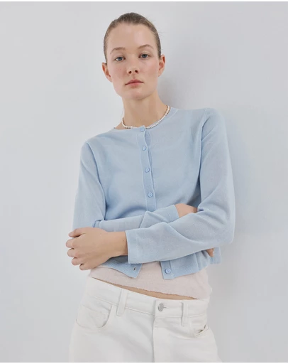 M.N.G - Fine-Knit Straight-Fit Cardigan