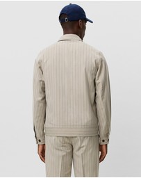 Les Deux - Como Pin Light Wool Coach Jacket