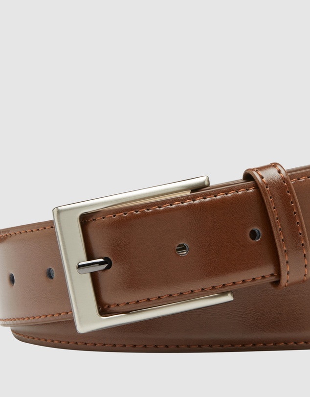 Buckle - Royce Deluxe. Australian Made Classic Leather Belt. 35mm width.