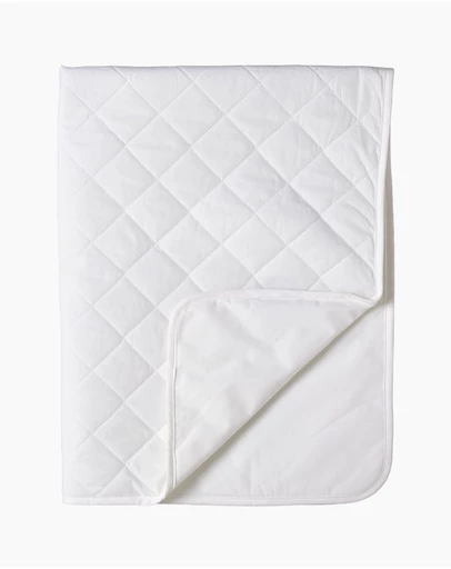 Living Textiles - Smart-Dri Waterproof Mattress Pad - White (Medium)