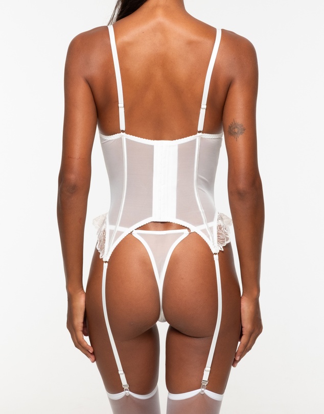 One Empire - Poppy White Bodysuit